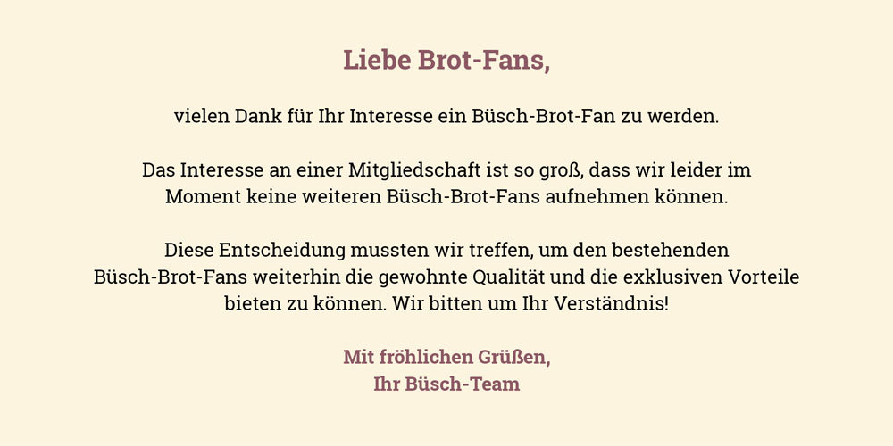 Büsch-Brotfan Zugang