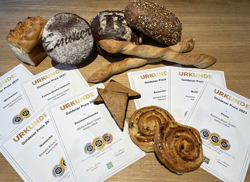 DLG Auszeichnung - Bäckerei Büsch 2023