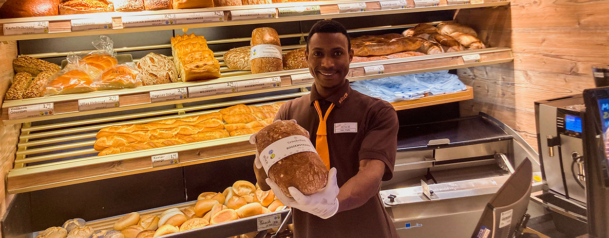 Bäckereifachverkäufer Ousmane Diallo