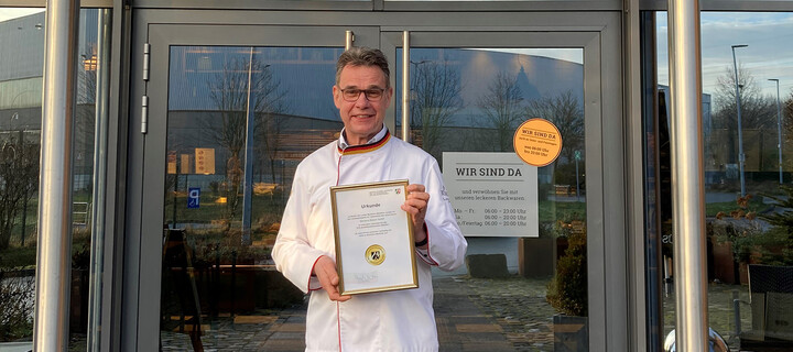 Norbert Büsch mit dem Landesehrenpreis Landesehrenpreis
