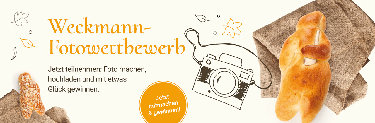 Fotoaktion Weckmann backen und gewinnen