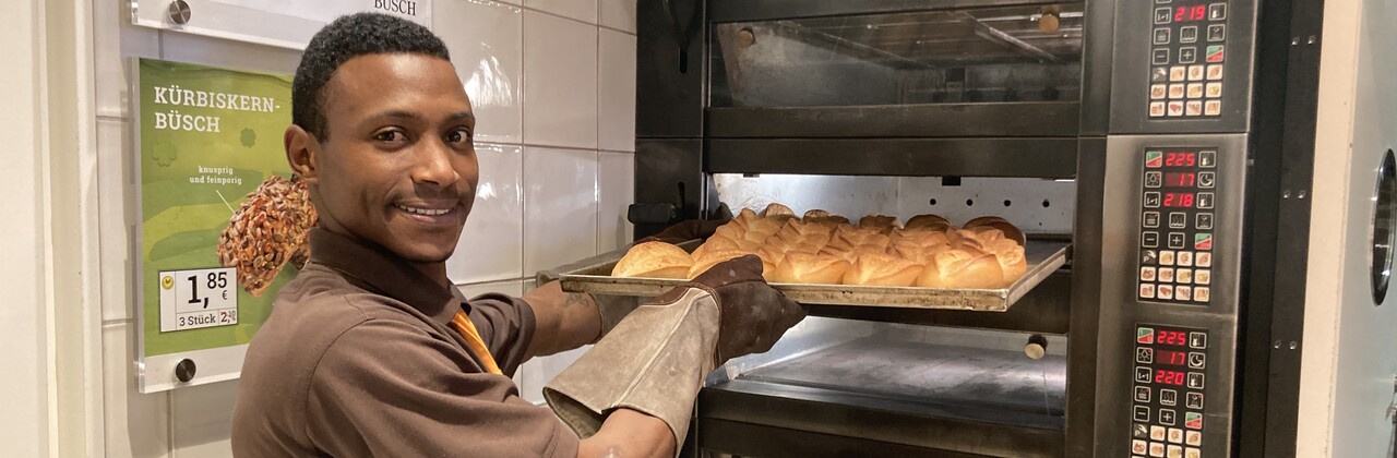 Bäckereifachverkäufer Ousmane Diallo