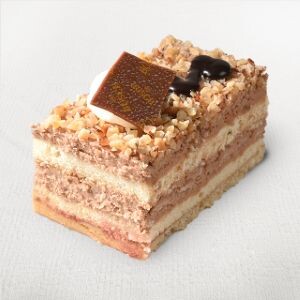 Nuss-Mousse Schnitte